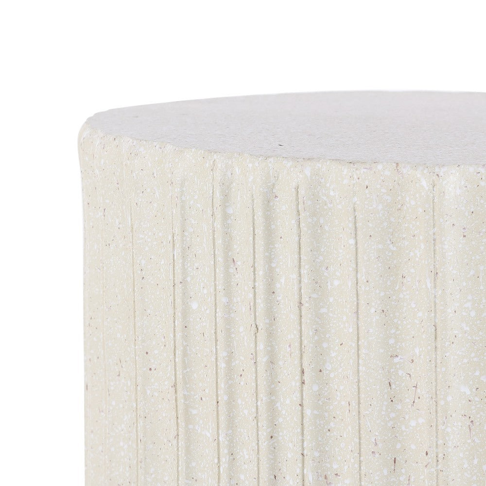 Harper 19" Modern Art Deco Tambour Accent Table