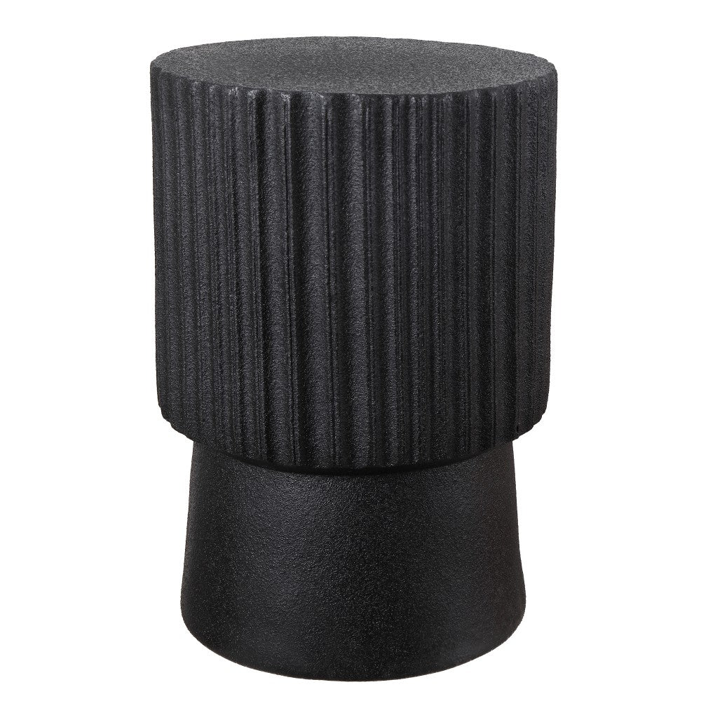 Harper 19" Modern Art Deco Tambour Accent Table
