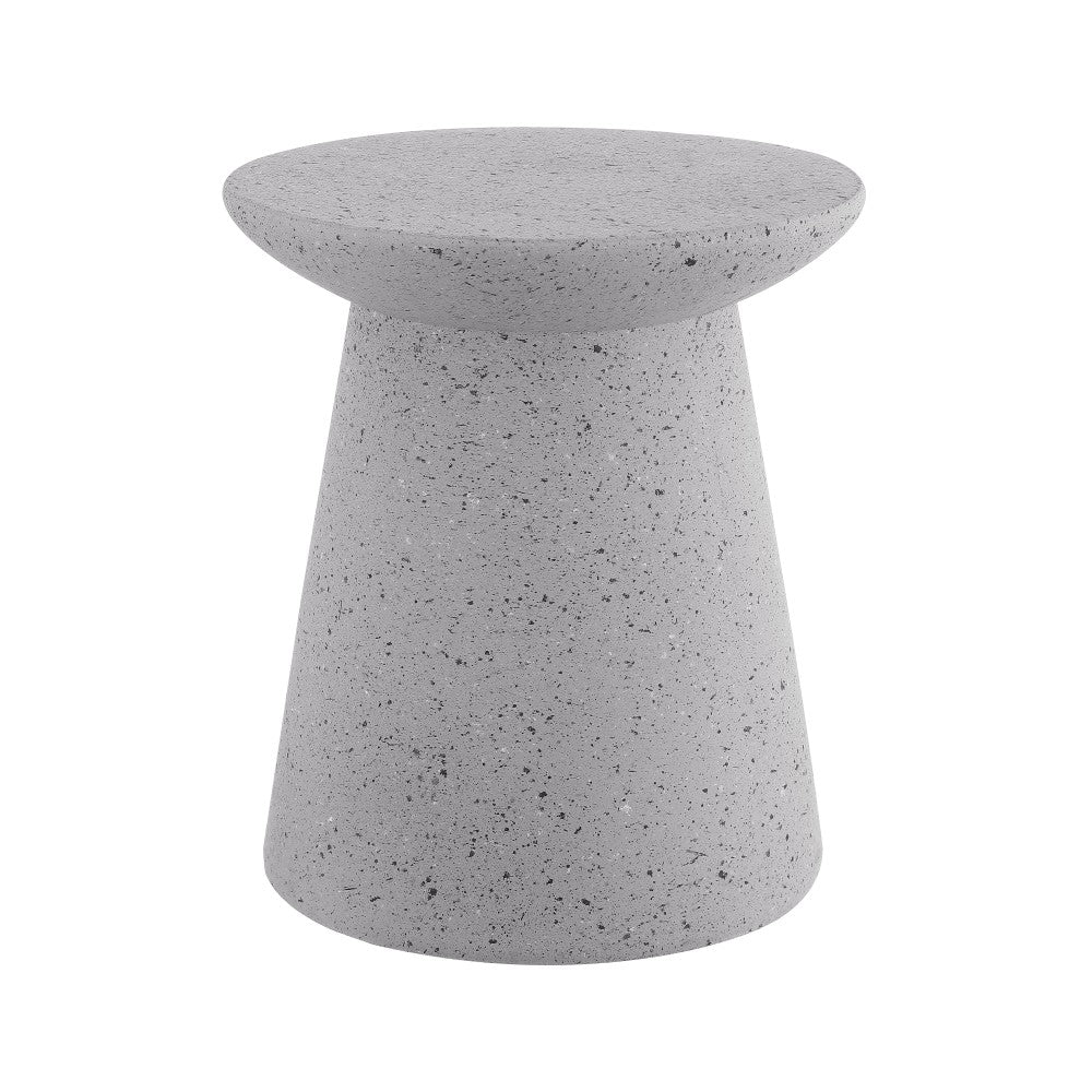 Conrad 18" Minimalist Modern Drum Accent Table Pedestal