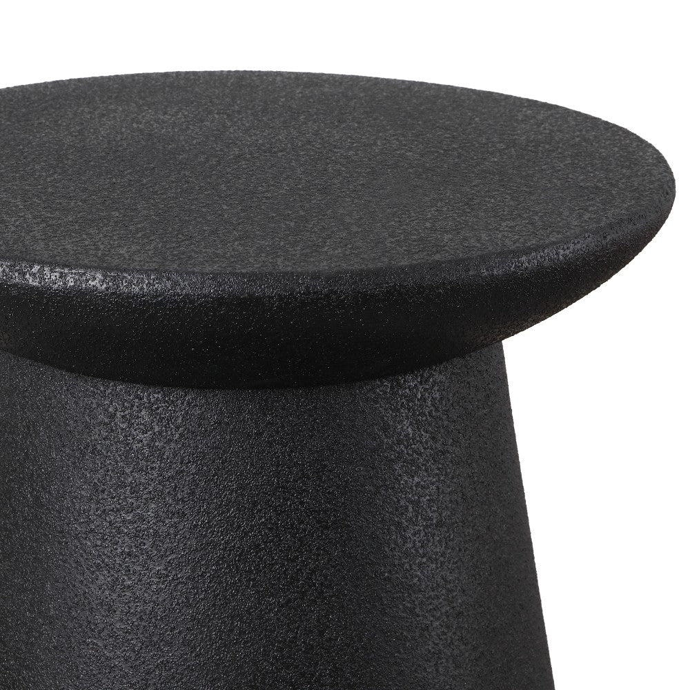 Conrad 18" Minimalist Modern Drum Accent Table Pedestal