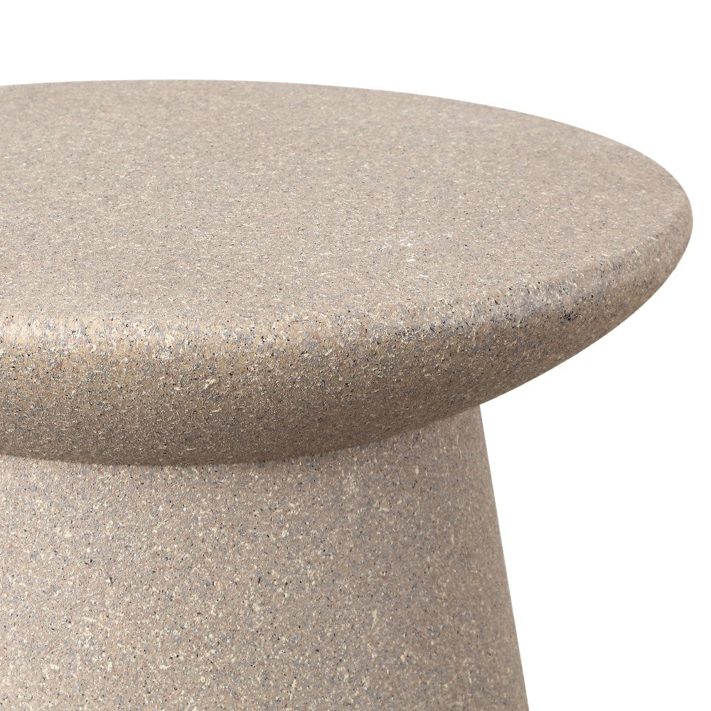 Conrad 18" Minimalist Modern Drum Accent Table Pedestal