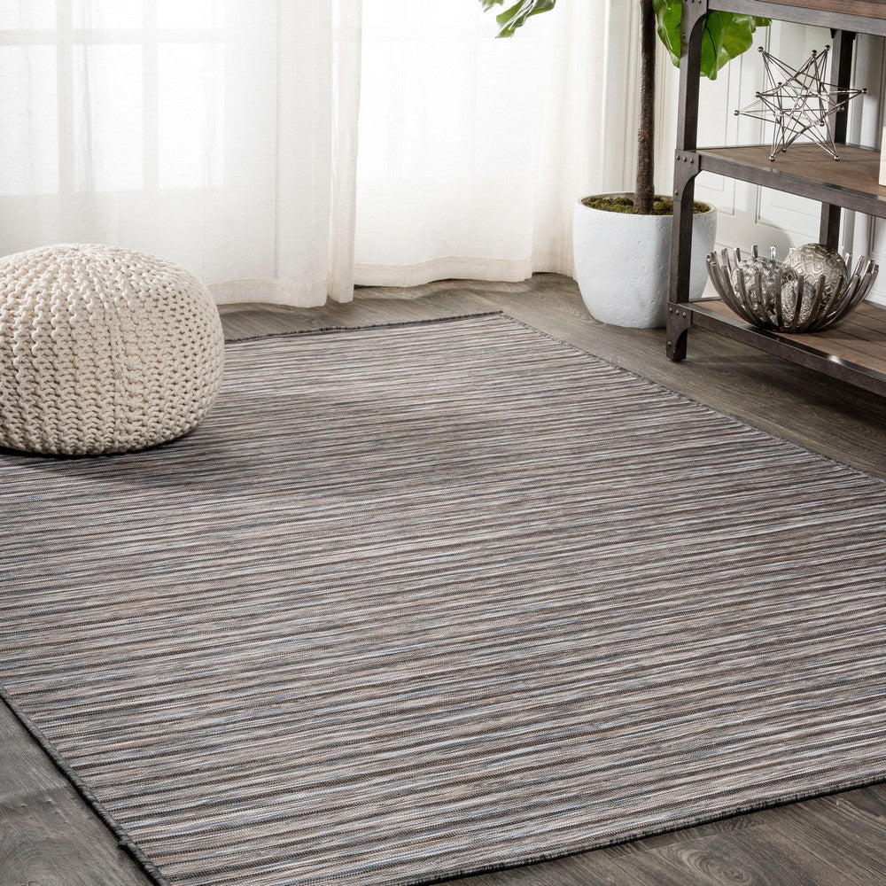 Aerelm Finn Modern Farmhouse Pinstripe Indoor/Outdoor Area Rug