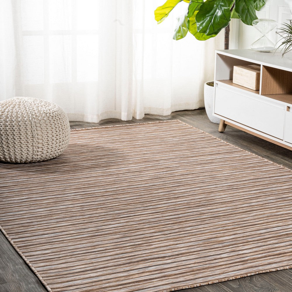Aerelm Finn Modern Farmhouse Pinstripe Indoor/Outdoor Area Rug