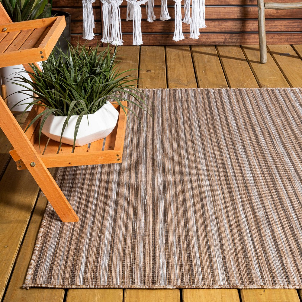 Aerelm Finn Modern Farmhouse Pinstripe Indoor/Outdoor Area Rug