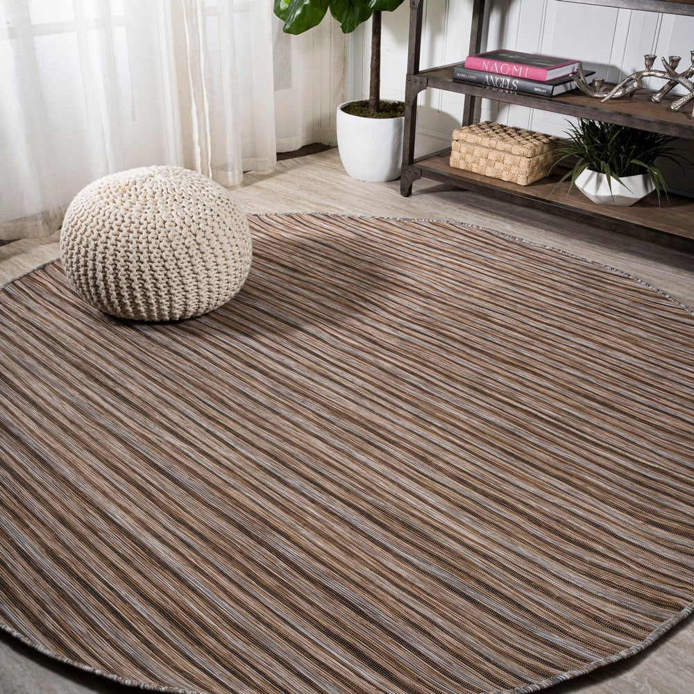 Aerelm Finn Modern Farmhouse Pinstripe Indoor/Outdoor Area Rug