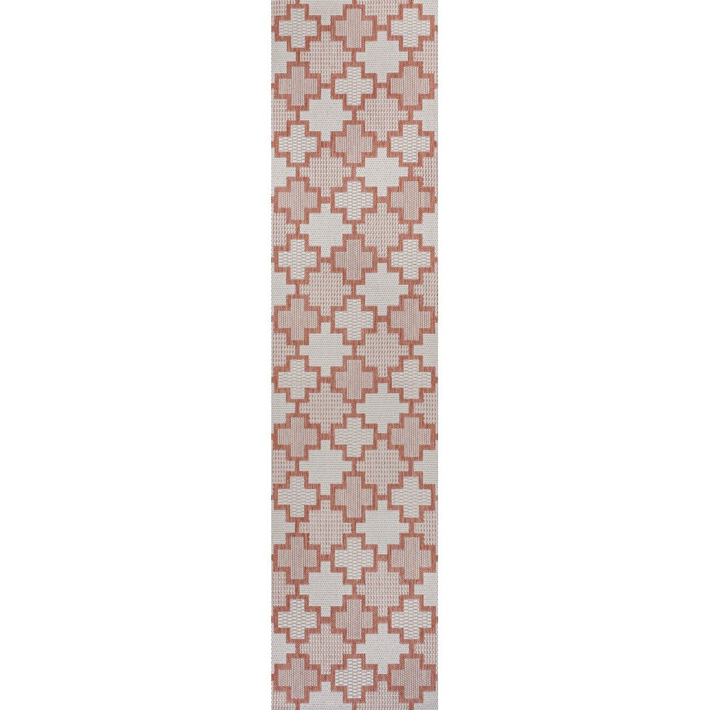 Alfresco Modern Geometric Tile Pattern Indoor/Outdoor Area Rug