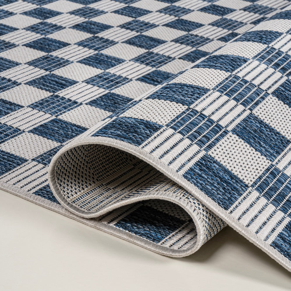 Laurel Traditional Cottage Checkerboard Indoor/Outdoor Area Rug