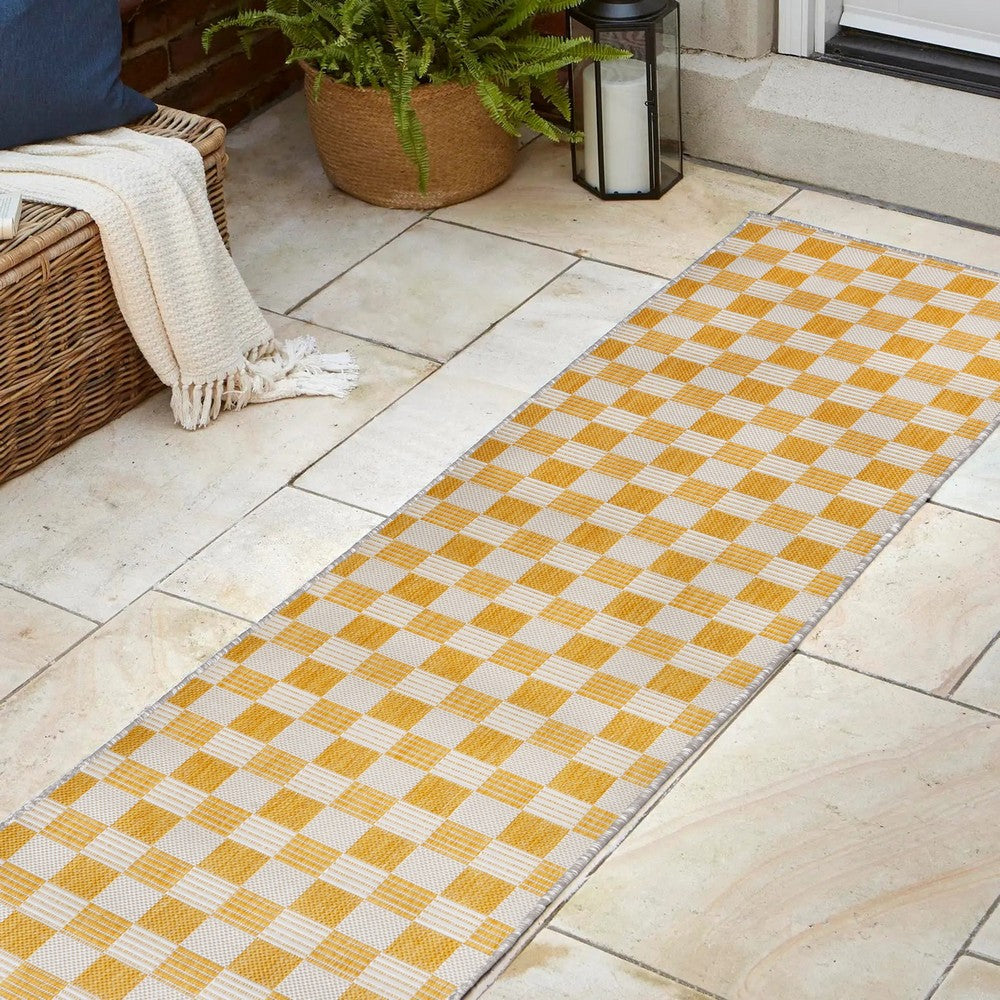 Laurel Traditional Cottage Checkerboard Indoor/Outdoor Area Rug
