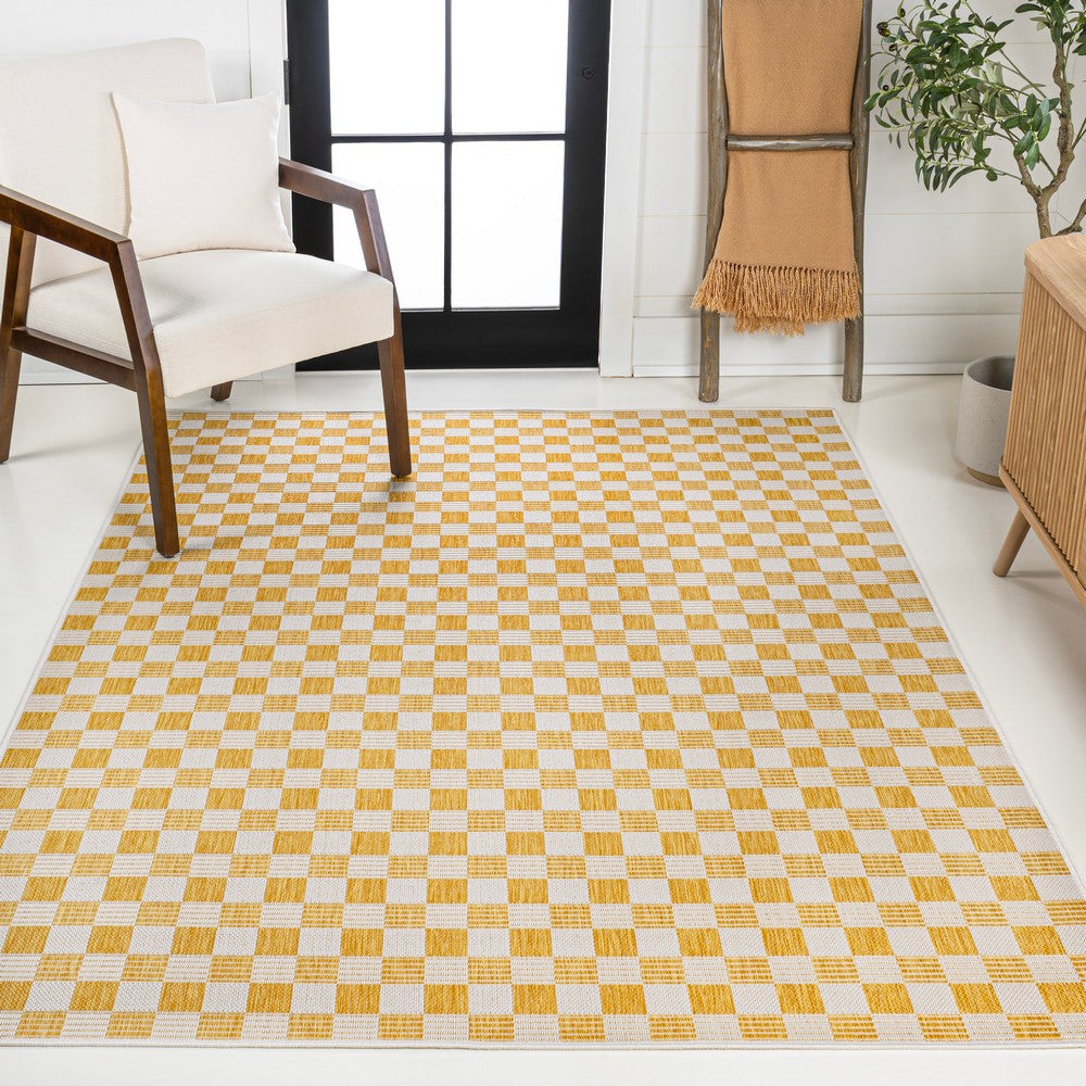 Laurel Traditional Cottage Checkerboard Indoor/Outdoor Area Rug