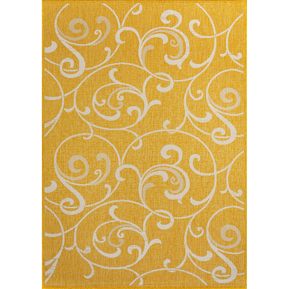 Domani Traditional Classic All-Over Scroll Indoor/Outdoor Area Rug