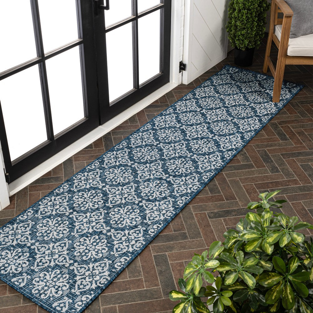 Nexus Traditional Mediterranean Tile Design Indoor/Outdoor Area Rug