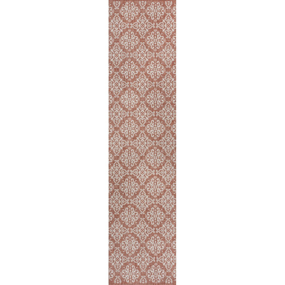 Nexus Traditional Mediterranean Tile Design Indoor/Outdoor Area Rug