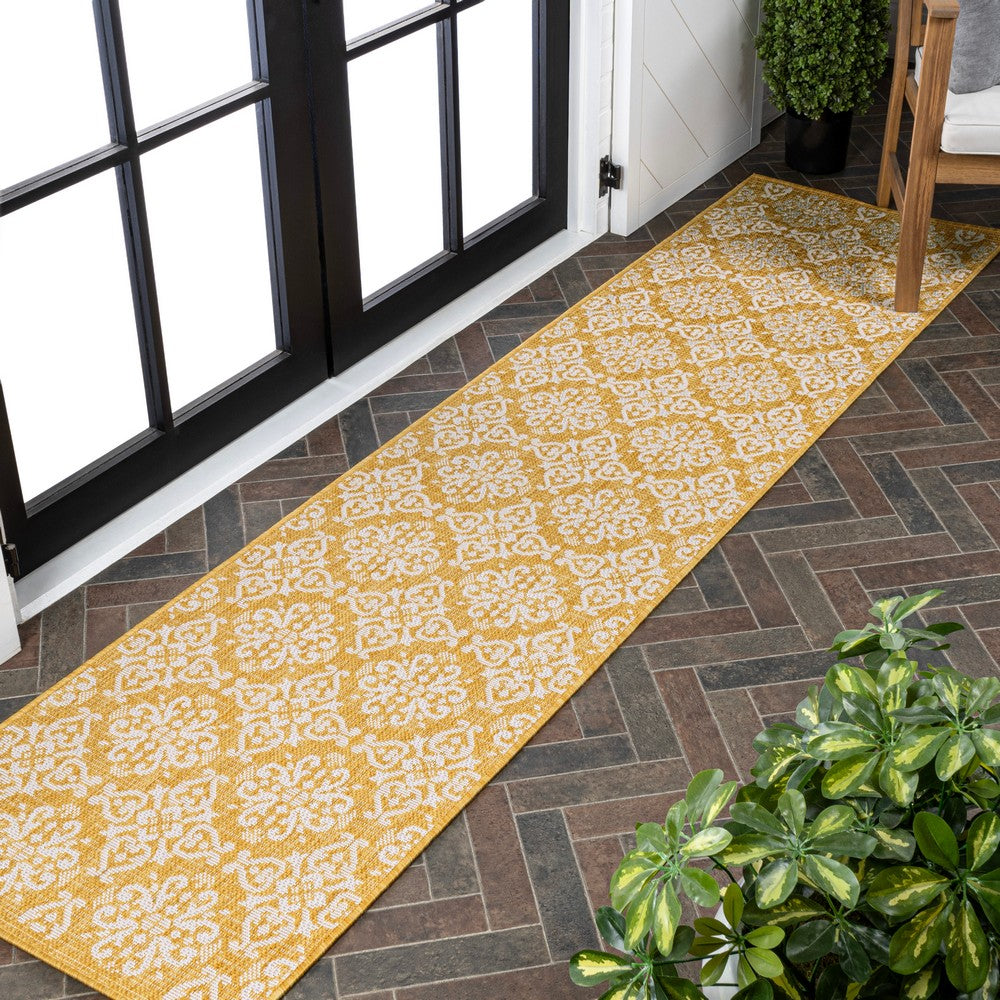 Nexus Traditional Mediterranean Tile Design Indoor/Outdoor Area Rug