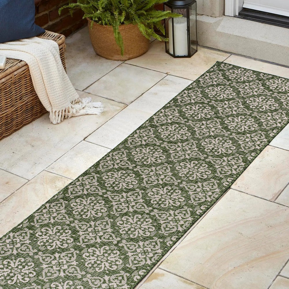 Nexus Traditional Mediterranean Tile Design Indoor/Outdoor Area Rug