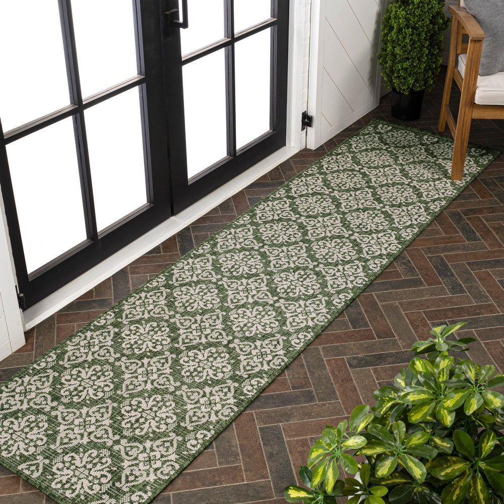 Nexus Traditional Mediterranean Tile Design Indoor/Outdoor Area Rug