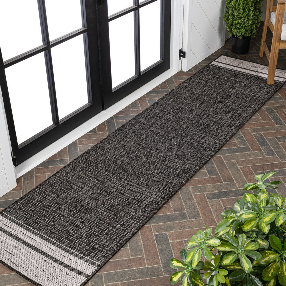Zuri Modern Minimalist Mingled Indoor/Outdoor Area Rug