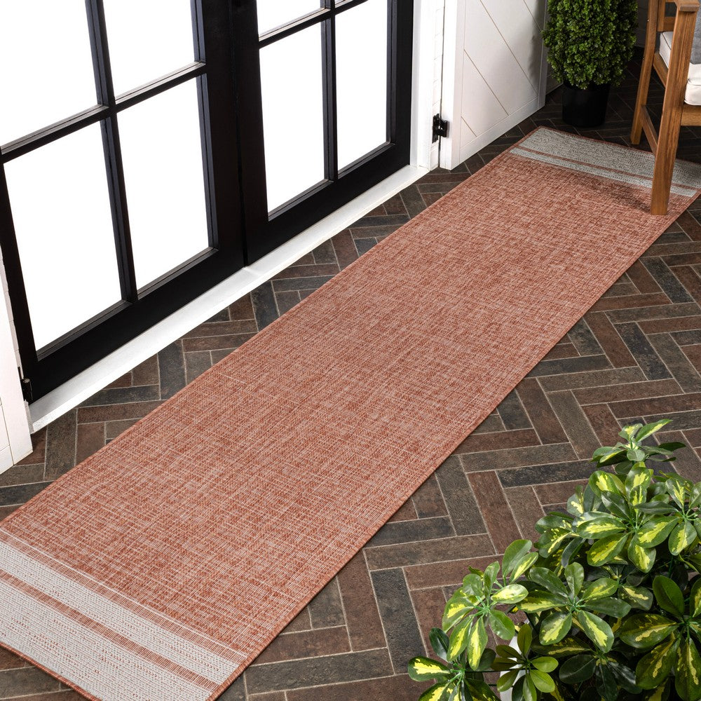 Zuri Modern Minimalist Mingled Indoor/Outdoor Area Rug
