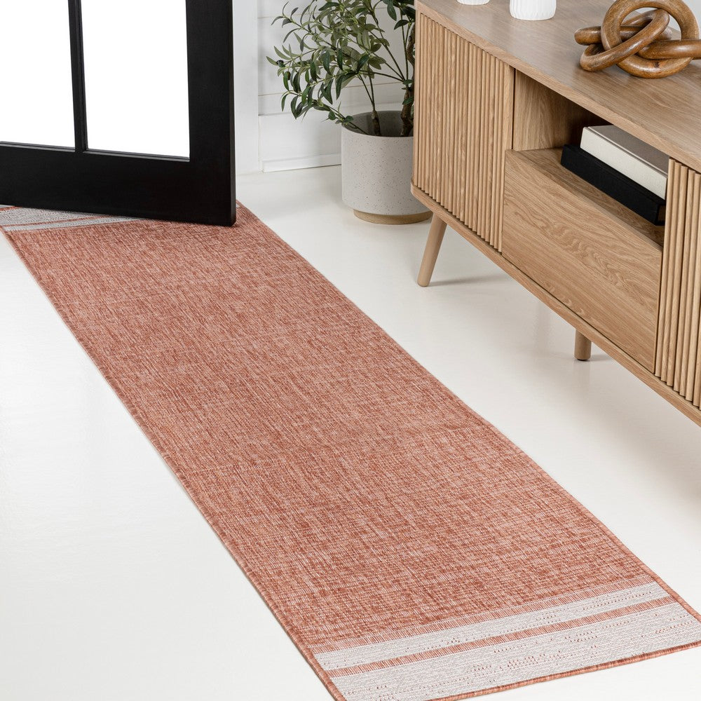 Zuri Modern Minimalist Mingled Indoor/Outdoor Area Rug