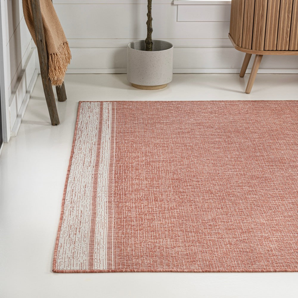Zuri Modern Minimalist Mingled Indoor/Outdoor Area Rug