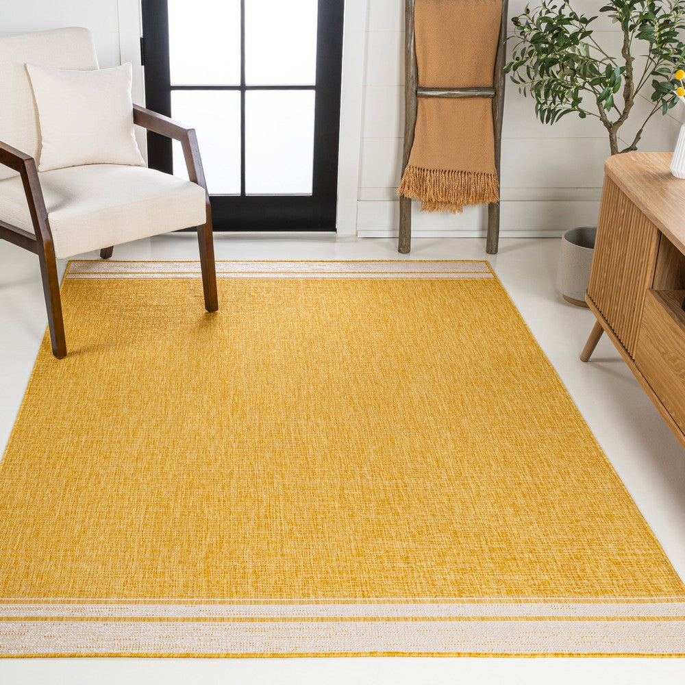 Zuri Modern Minimalist Mingled Indoor/Outdoor Area Rug