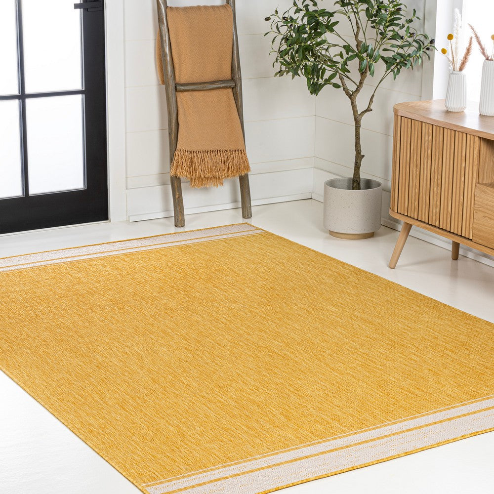 Zuri Modern Minimalist Mingled Indoor/Outdoor Area Rug