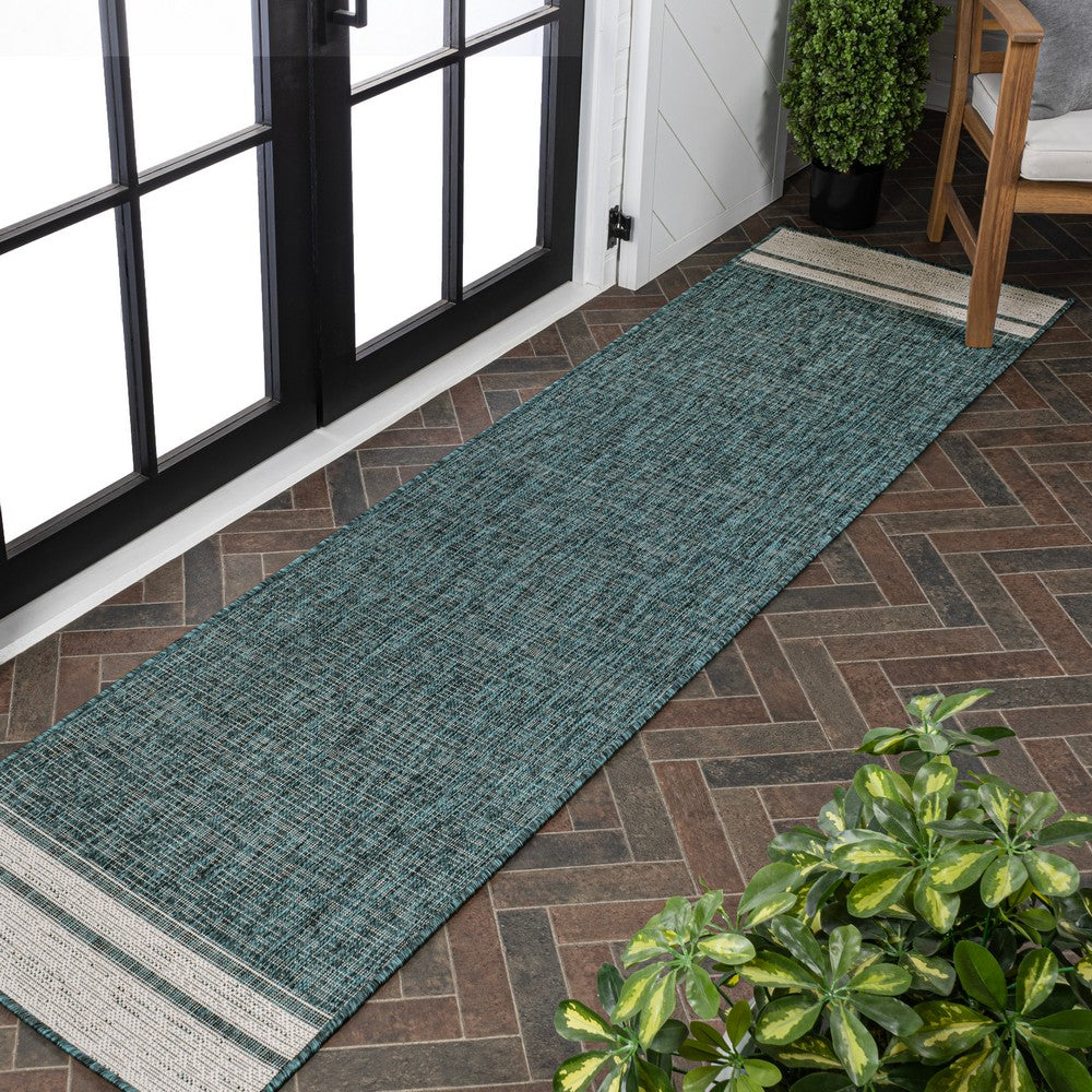 Zuri Modern Minimalist Mingled Indoor/Outdoor Area Rug