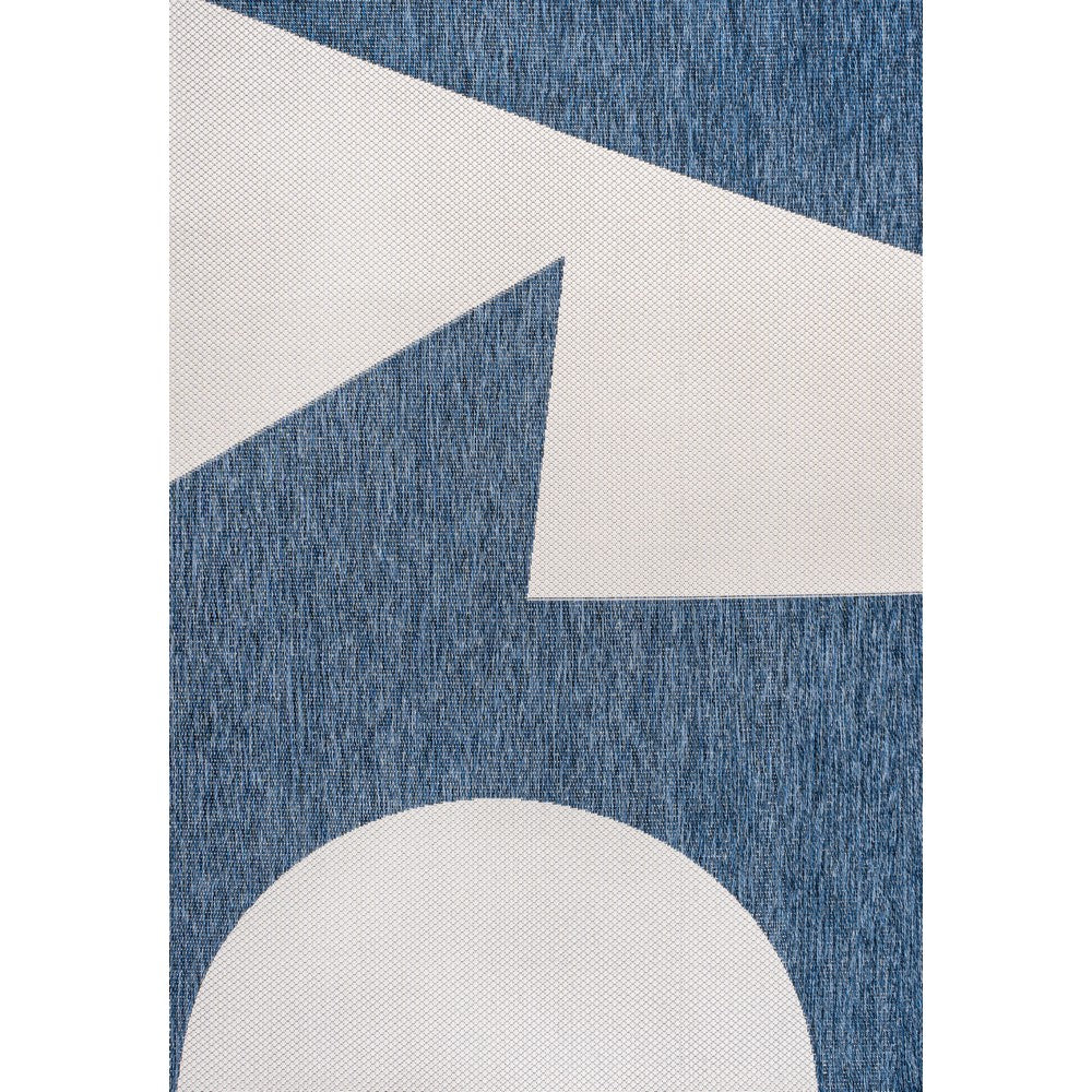 Wren Modern Geometric Abstract Two-tone Indoor/Outdoor Area Rug