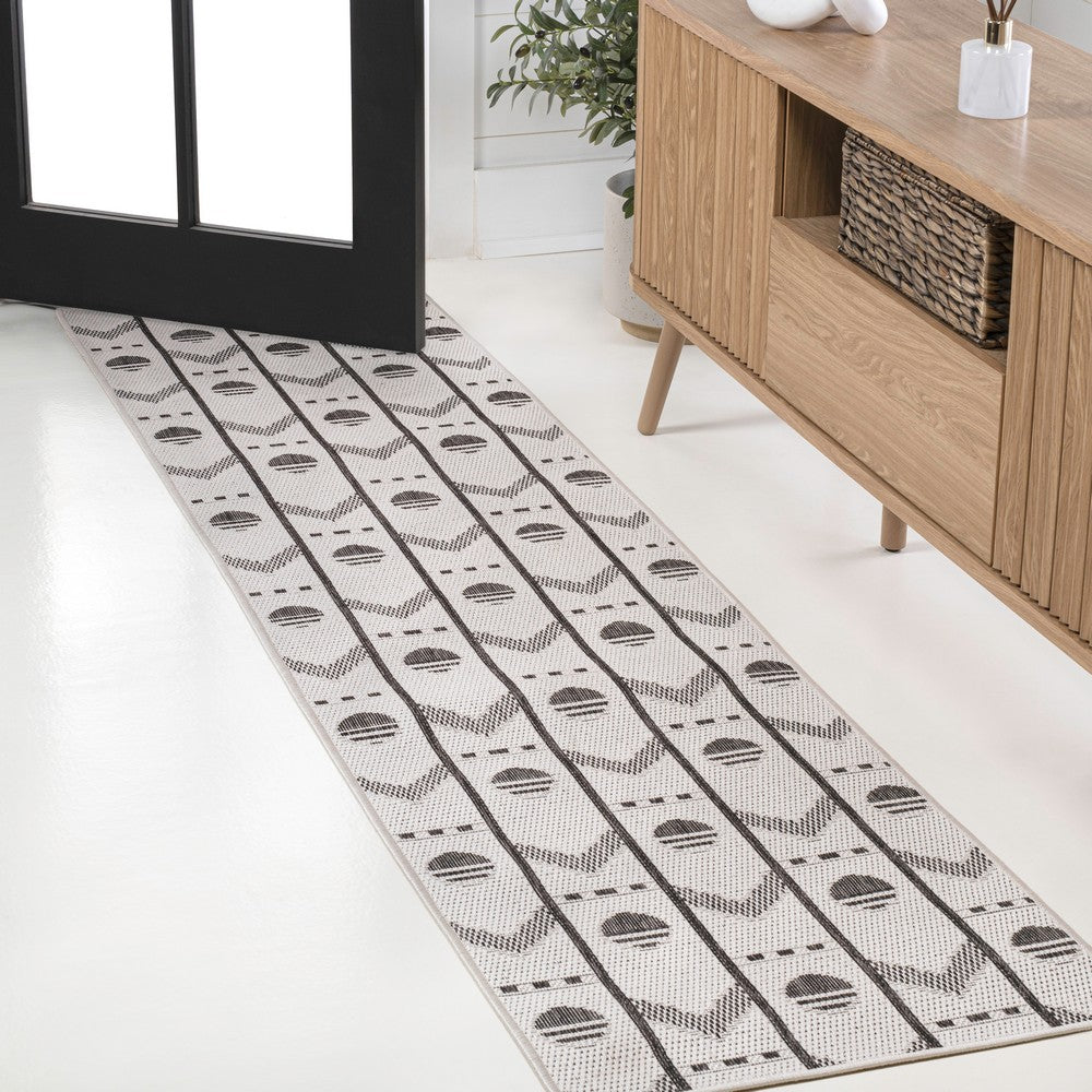 Blair Modern Geometric Indoor/Outdoor Area Rug