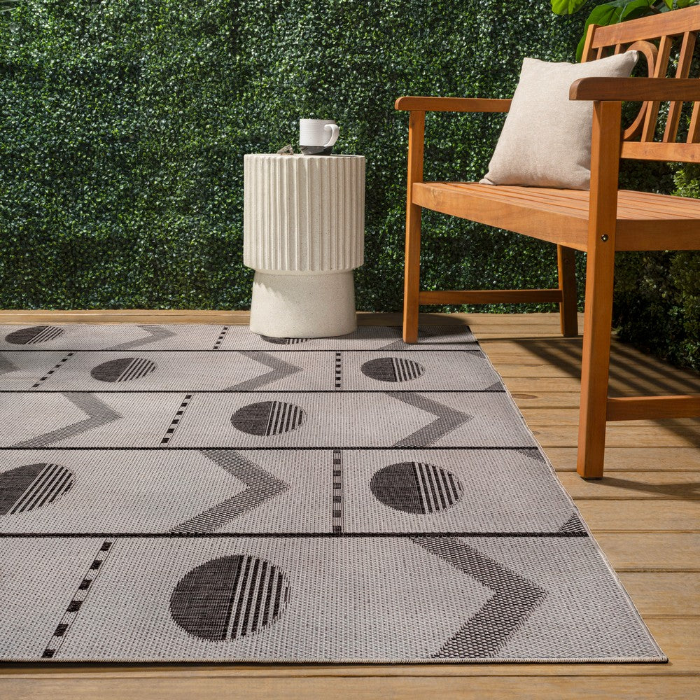 Blair Modern Geometric Indoor/Outdoor Area Rug