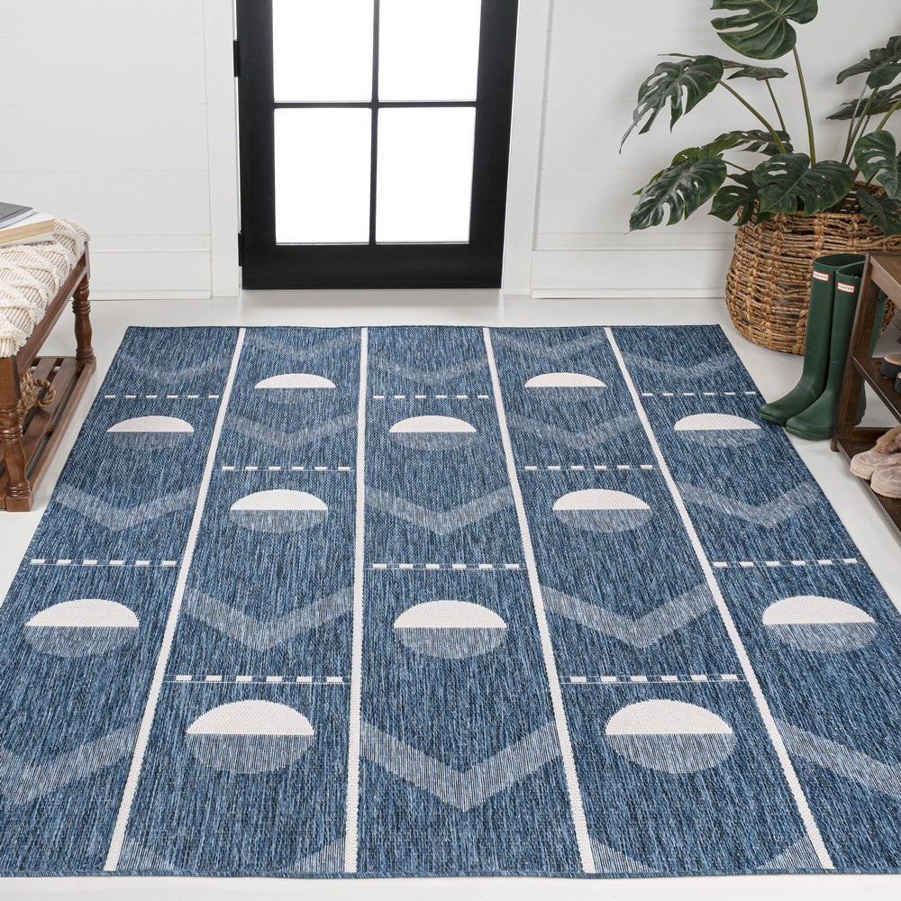 Blair Modern Geometric Indoor/Outdoor Area Rug