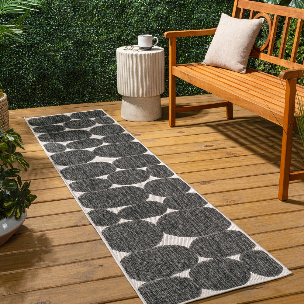 Forrest Modern Geometric Organic Shapes Indoor/Outdoor Area Rug