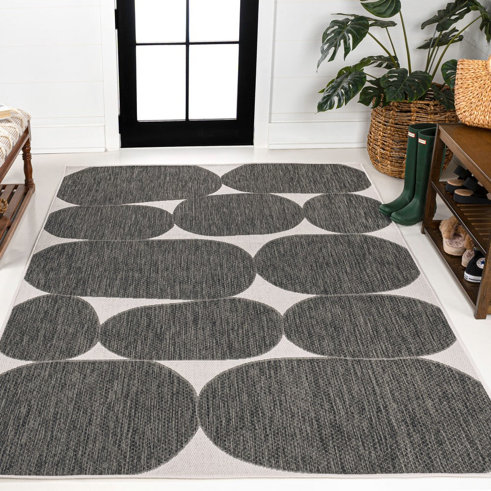 Forrest Modern Geometric Organic Shapes Indoor/Outdoor Area Rug