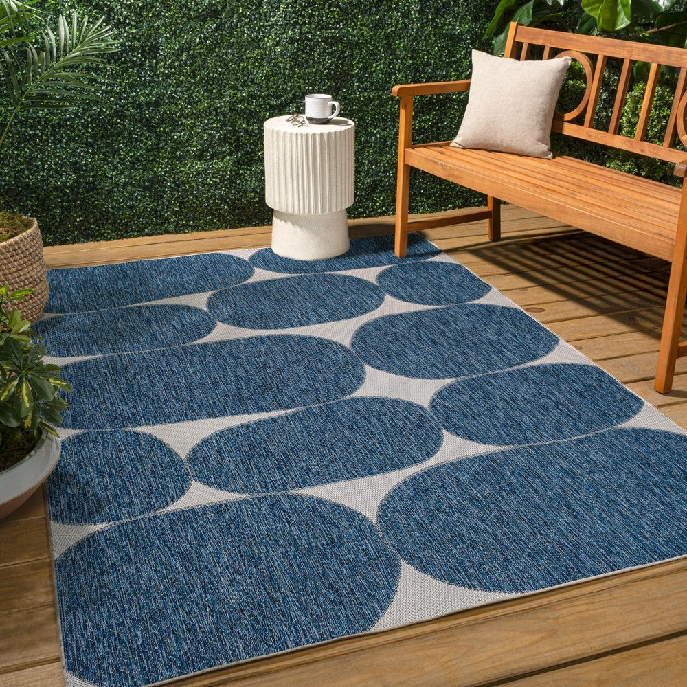 Forrest Modern Geometric Organic Shapes Indoor/Outdoor Area Rug