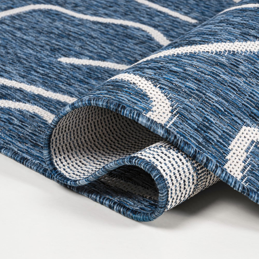 Amon Modern Coastal Organic Shapes Indoor/Outdoor Area Rug