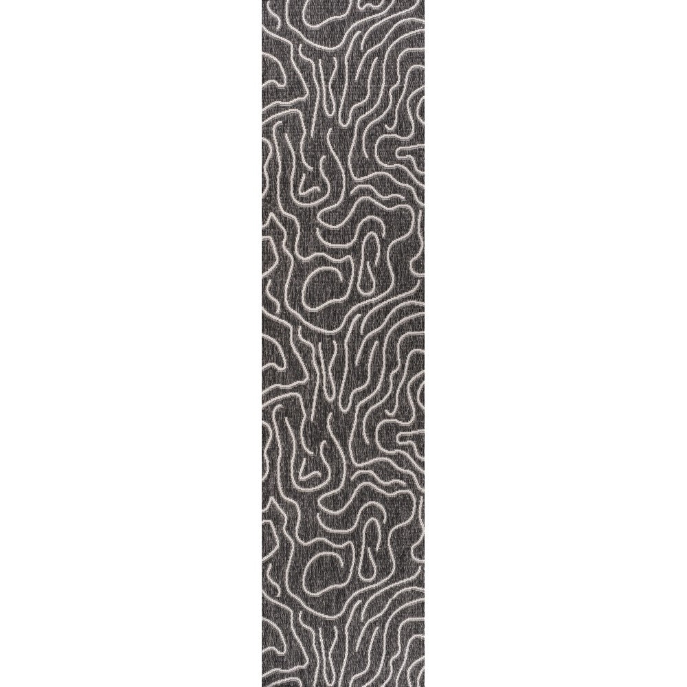 Amon Modern Coastal Organic Shapes Indoor/Outdoor Area Rug