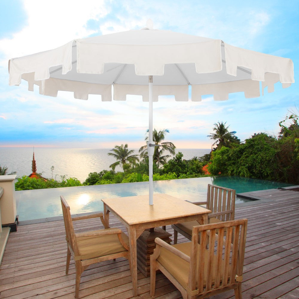 Ackerman 9 ft. Classic Mid-Century Market Patio Umbrella