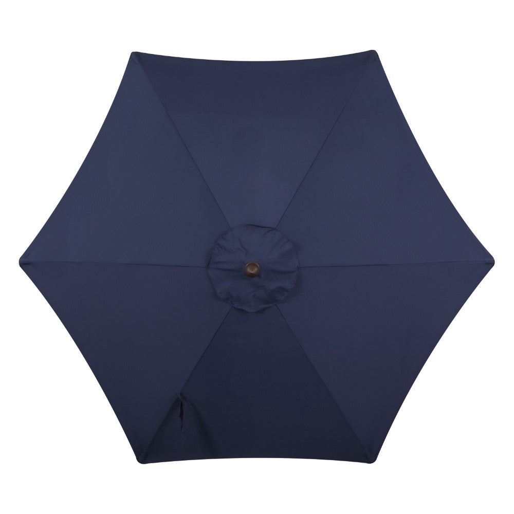 Gavin 9 ft. Classic Cottage Tassel Market Patio Umbrella