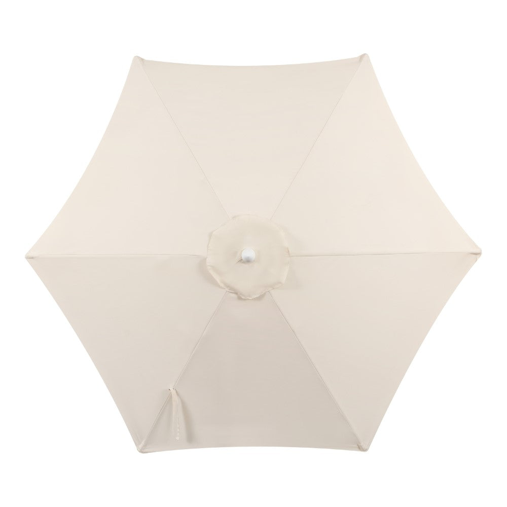 Gavin 9 ft. Classic Cottage Tassel Market Patio Umbrella