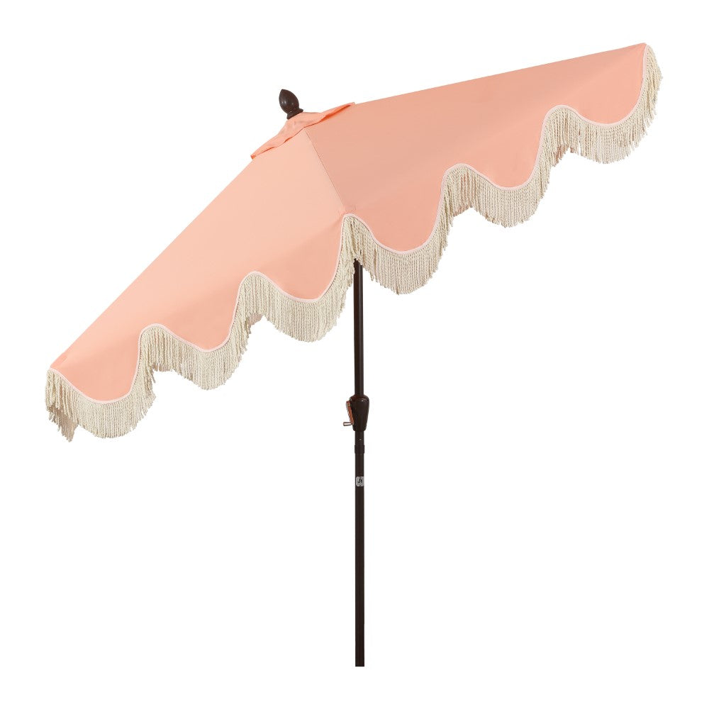 Gavin 9 ft. Classic Cottage Tassel Market Patio Umbrella