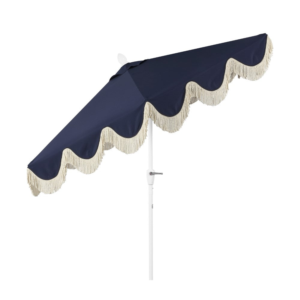 Gavin 9 ft. Classic Cottage Tassel Market Patio Umbrella