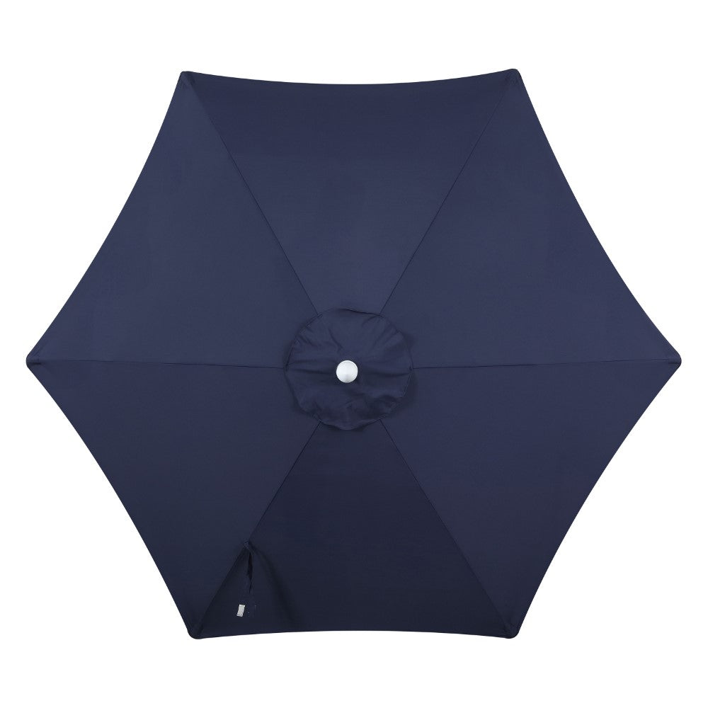 Gavin 9 ft. Classic Cottage Tassel Market Patio Umbrella