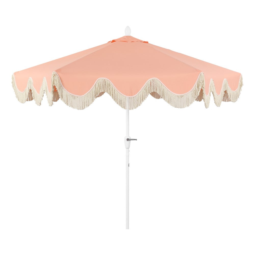 Gavin 9 ft. Classic Cottage Tassel Market Patio Umbrella