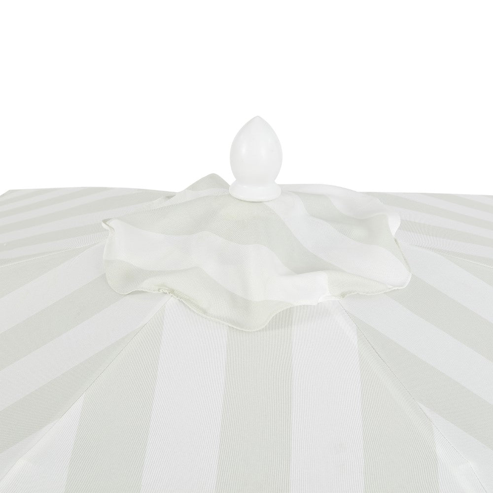 Gavin 9 ft. Classic Cottage Tassel Market Patio Umbrella