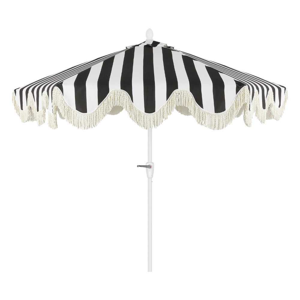 Gavin 9 ft. Classic Cottage Tassel Market Patio Umbrella