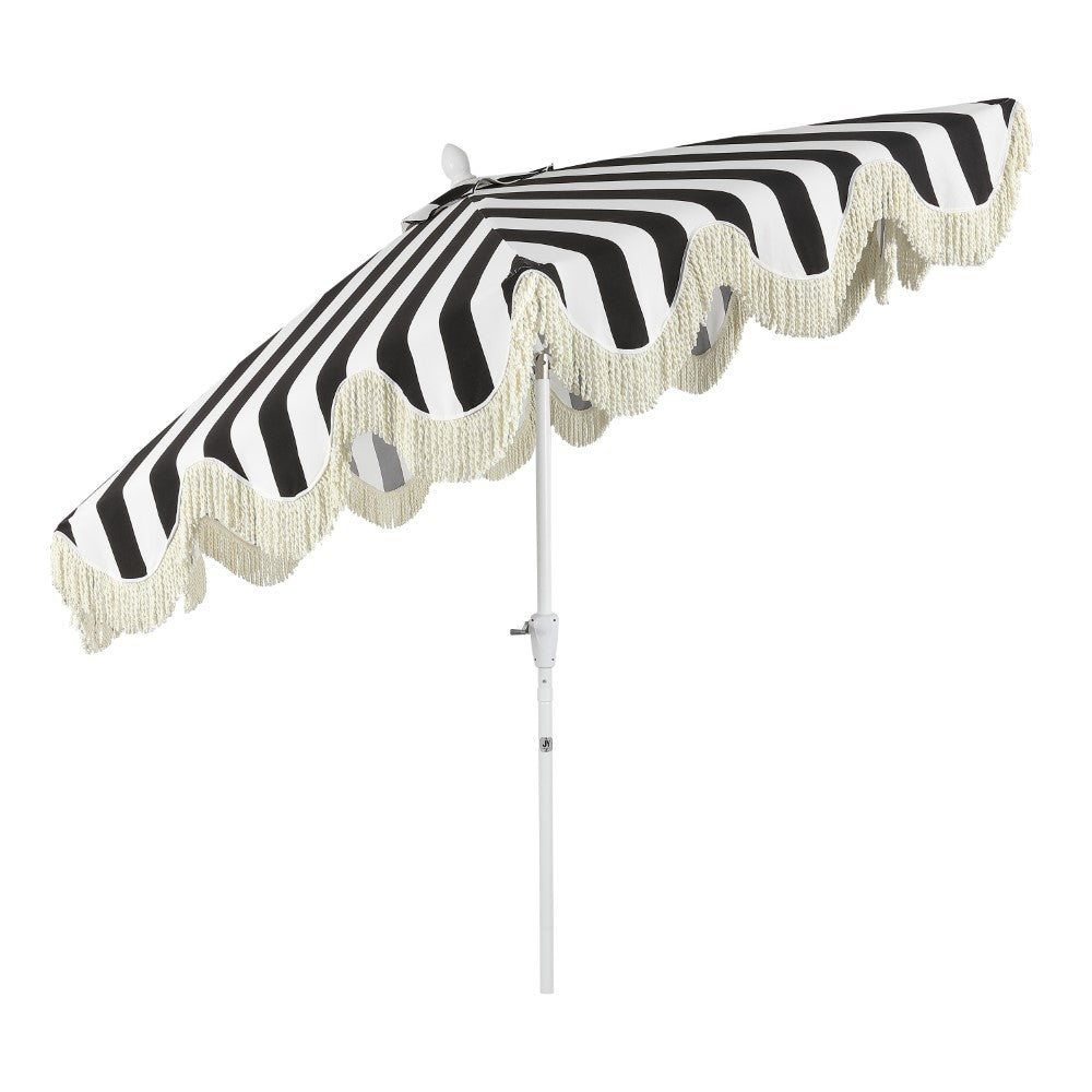 Gavin 9 ft. Classic Cottage Tassel Market Patio Umbrella