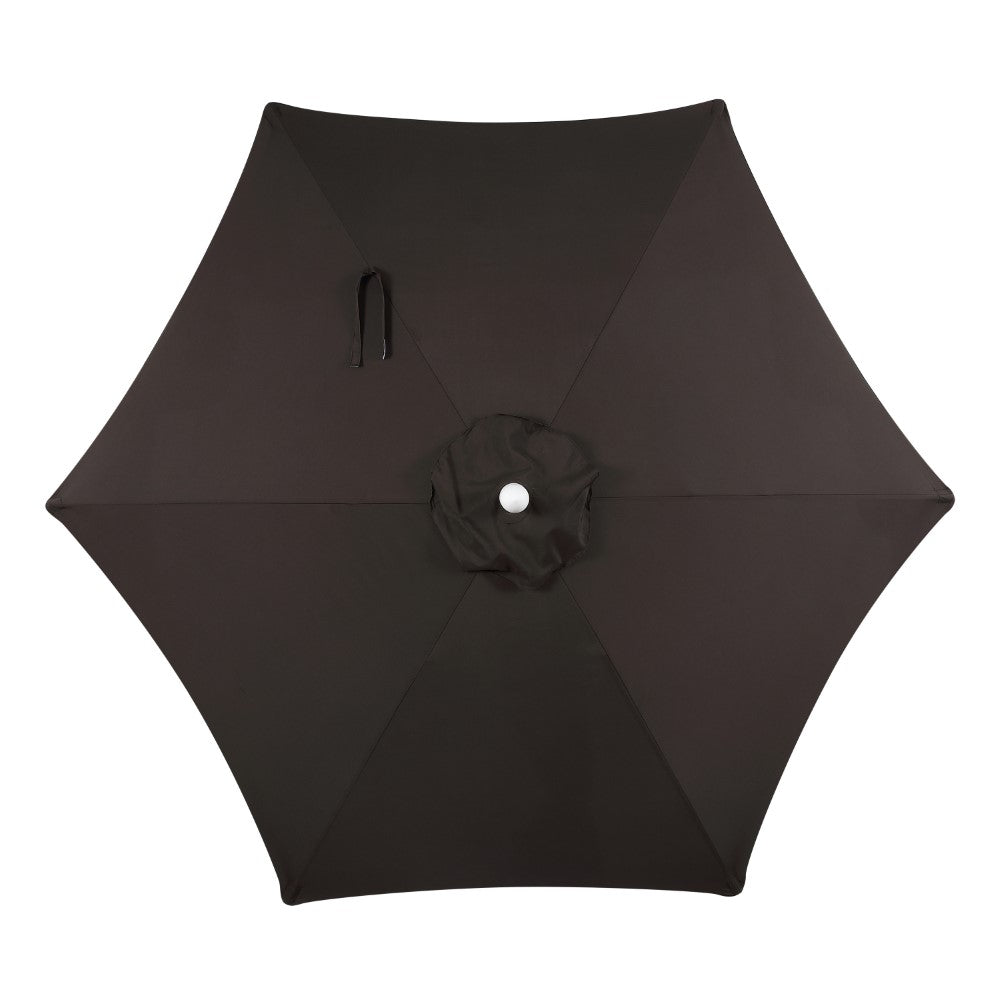 Gavin 9 ft. Classic Cottage Tassel Market Patio Umbrella