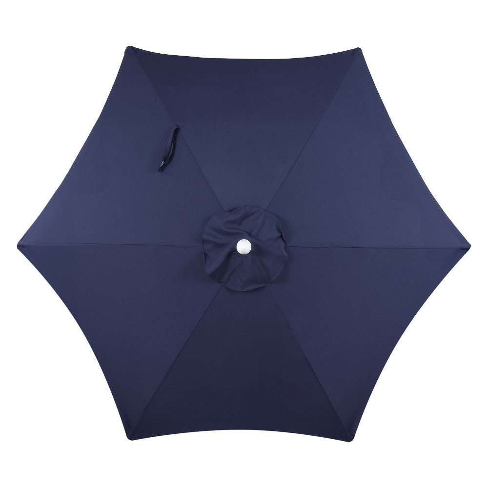 Gavin 9 ft. Classic Cottage Tassel Market Patio Umbrella