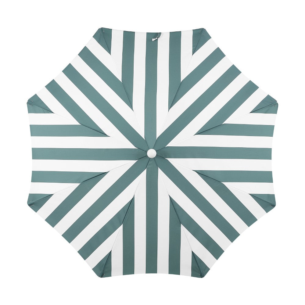 Juniper 6.5 ft. Classic Cottage Fringe Tassel Market Beach Umbrella