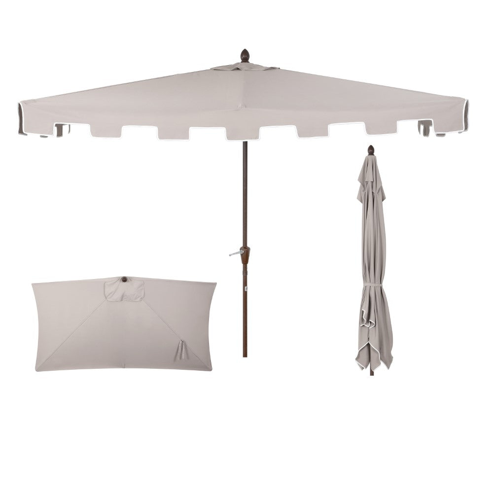 Ditto 9 ft. Classic MidCentury Rectangular Half Market Patio Umbrella – Eyely