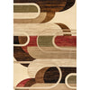Cream/Brown/Red